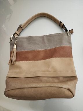 Neutral Tone Shoulder Bag